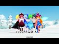 【はっぱ隊】ちび霊夢,魔理沙,妖夢,アリス,早苗,咲夜達でYATTA!【東方MMD】