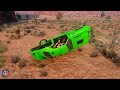 Satisfying Rollover Crashes #35 - BeamNG drive CRAZY DRIVERS