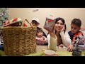 WE MADE FAMILY HOLIDAY BASKETS!!!! | Vlogmas Day 9