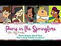 Total Drama World Tour ‘Paris in the Springtime (Oui, My Friends)’ Lyrics (Color Coded)