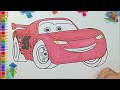 Drawing and coloring Tayo Cars, Tayo Cars, Racing and fire cars | Easy Tutorial for Kids #12