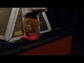 Silly orange cat enjoys breakfast in bed! (cat cam series)