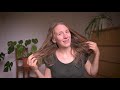 How I Wash My Hair - Minimalist Zero Waste Hair Care - Water Only No Poo Method