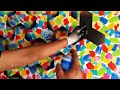 Using brush make 3d pattern // wall painting design