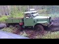 Truck got stuck in mud! Driver didn't expect what had been waiting off-road!