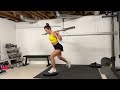 Elevated Barbell Reverse Lunge