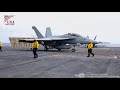 F/A-18s Electromagnetic Launch, Land, Touch-and-go on New Supercarrier USS Gerald R. Ford