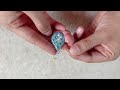 UV レジン | DIY UV Resin Crafts & Accessories| Seafoam UV resin Earrings| Ocean Themed Earrings