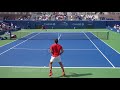 Federer v McDonald, 2017 US Open practice, 4K