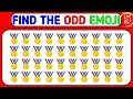 FIND THE ODD EMOJI OUT by Spotting The Difference! 93 #emoji #puzzle #emojichallenge#oddoneemojiout