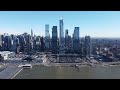 Hudson Yards Drone Footage | 2023 | Manhattan Skyline | New York City NYC Flyover