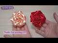 Super Easy!! Flower Making Ideas with Card | how to make a ribbon flower #35