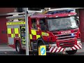 Emergency Vehicles in Scotland, including Fire Turnout Mishap in Greenock (August 2023)