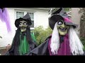 Outdoor Halloween Decorate with Me 2023 PLUS How to Make a Giant Cauldron!