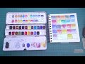 Swatching New Watercolours! Daniel Smith, Turner, Holbein, and Windsor and Newton