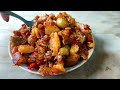 Cooking Chilli Garlic Potato, Restaurant Style | Easy & Simple Potato Recipe | Aloo Recipe
