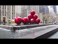 THE PHILADELPHIA PHOUNTAIN SHOW # 37 AVENUE  OF THE AMERICAS FOUNTAIN IN NEW YORK DECEMBER  2020