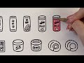 ✨ Paper DIY ✨ Customizing a cute mini Korea store 🍔| 종이놀이 paper play handmade tutorial ✨