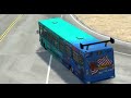 BeamNG.drive | 5 Minutes of Extreme Bus Drifting with Eurobeat