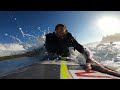 POV RAW CLIPS PADDLING OUT TO JAWS AND GETTING DESTROYED