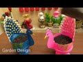 How To Make Beautiful Swan Portulaca Flower Pots From Plastic Bottles For Your Desh