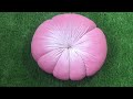 DIY Velvet Flower Cushion