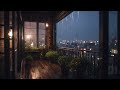 Cozy Rainy Evening on a Balcony | Peaceful Nature Sounds 🌧️🌿