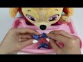 Paw Patrol Baby Skye Makes Japanese Candy Kit & Opens Kinder Joy Surprise Eggs!