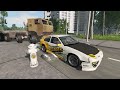 Cars vs Massive Speed Bumps #3 - BeamNG.drive