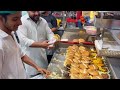 Most eaten Grill Hot Burger l Street food in Lahore