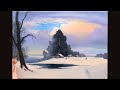 👍 Acrylic Landscape Painting - Winter Silence / Easy Art / Drawing Lessons / Satisfying Relaxing.