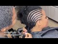 Braid Down on SUPER THICK Hair | Start to Finish | Real Time