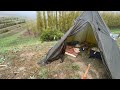 Extreme -45° Solo Winter Camping 5 Days | Snowstorm Wild Camping | Hot Tent Camping In Snow