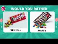 Would you rather | Mystery edition......! 🍽️| Quizzy pop
