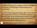 How Ali Learned English? | Learn English Through Story | English Story For Learning English
