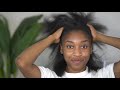 How To Straighten Type 4 Natural Hair at Home | Silk Press and Trim on Short Natural Hair
