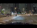 Night Driving 4K with Japanese CityPop