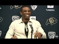 Deion Sanders press conference after Colorado loss to UCLA