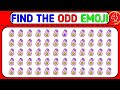 FIND THE ODD EMOJI OUT by Spotting The Difference! 86 #emoji #puzzle #emojichallenge#oddoneemojiout