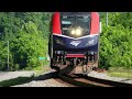 Amtrak's Cardinal Diverging Tracks