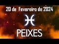 🙏𝐍𝐚𝐝𝐚 é 𝐩𝐨𝐫 𝐚𝐜𝐚𝐬𝐨😮🤍  Peixes♓ 20 de Fevereiro 2024|Horoscopo do dia de hoje