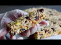 Easy No-Bake Granola Bars , Energy Bars