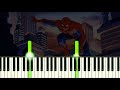SPIDER-MAN THE ANIMATED SERIES - EASY Piano Tutorial