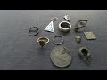 Metal detecting storm swept beaches - gold and silver!