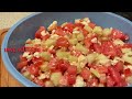 A Very Quick & Easy Summer Time Refreshing Salad That I Keep In My Fridge/OLD SCHOOL  GREEK SALAD