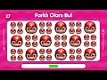 Farklı Emojiyi Bul! | Emoji Bulmaca - Sadece Süperkahramanlar 🕷🕸