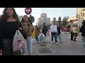 VALENCIA 2024 in 4K - A city full of tourists on the streets on a Saturday afternoon.