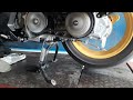 AEROX V2 CVT CLEANING AT PALIT PYISA RUBBER SA BACK PLATE AT CENTER SPRING | AEROX V2 | YAMAHA AEROX