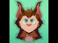 speed paint of my Lykoi Warrior cat FalconTuft