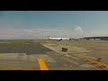 Airbus A321 landing at JFK International Airport, New York